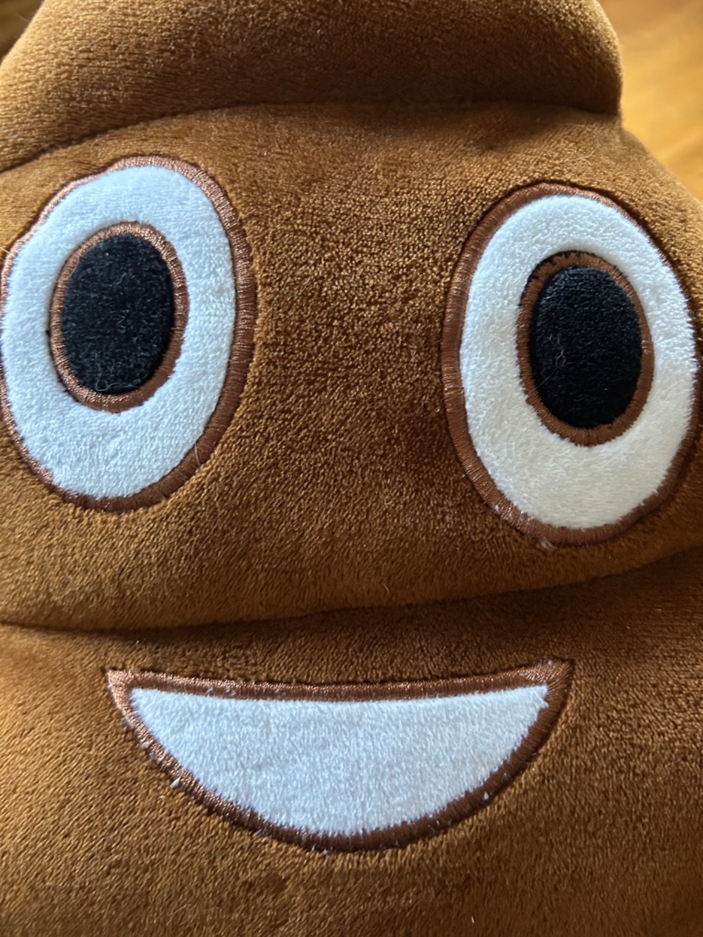 Plush Emoji Poop Pillow - Brown image 3
